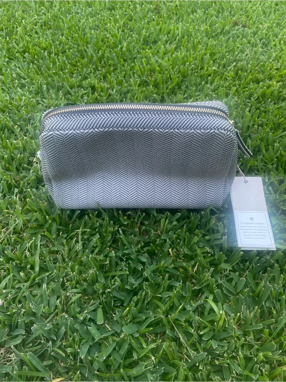 NWT Retired Rothy’s Universal Pouch in “Iron Herringbone” - Picture 5 of 11